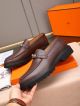Hermes Red Calfskin Leather Man Shoes 061003 (2)_th.jpg